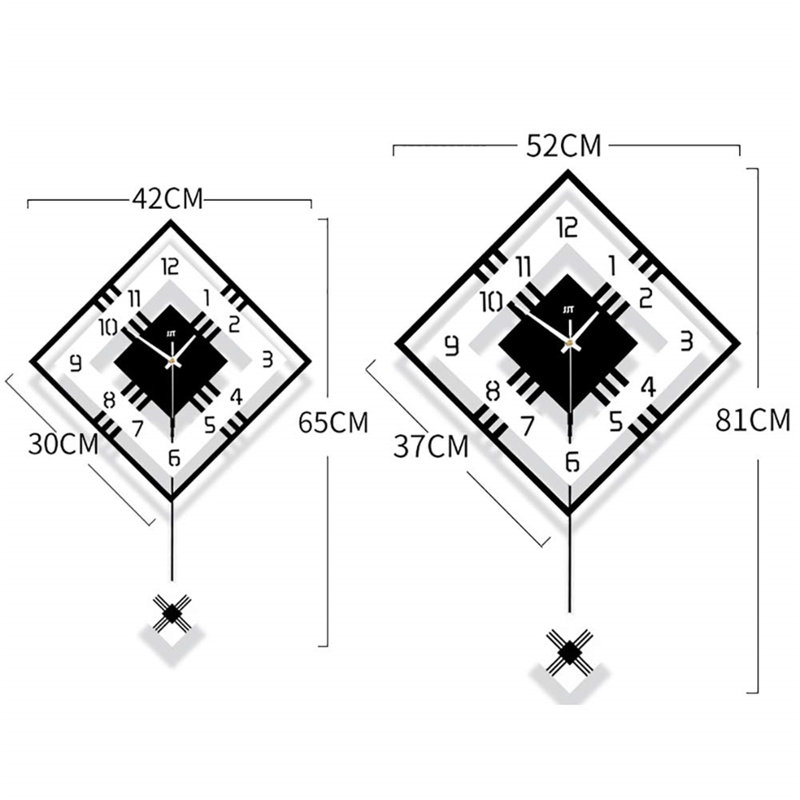 Evanna Glass Wall Clock