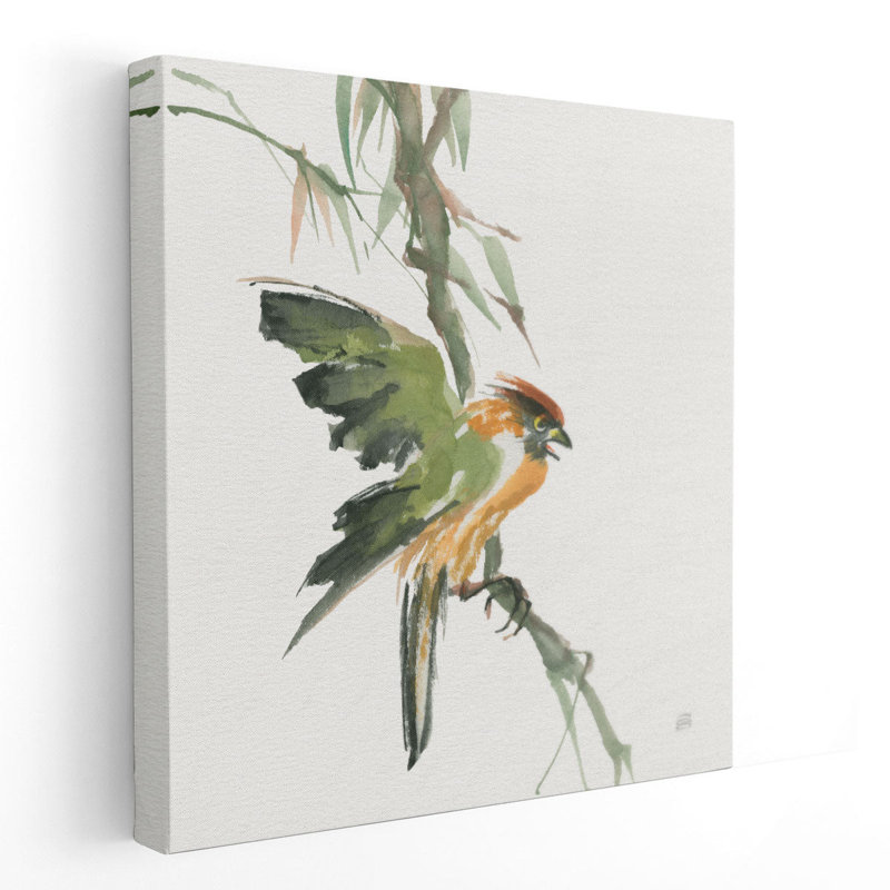 Formose Firecrest - reproduction d'art sur toile, H 12 po x l 12 po