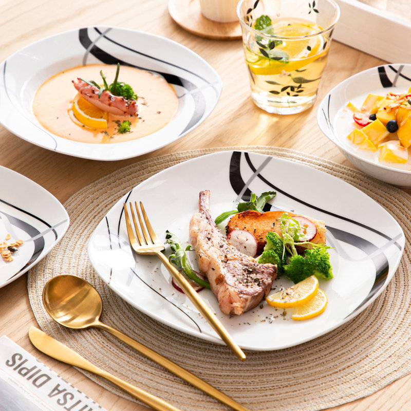 48 Piece Dinnerware Set, Service for 12