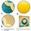 «Blossoming Golden Moon I», reproduction sur toile-50848820-50848817