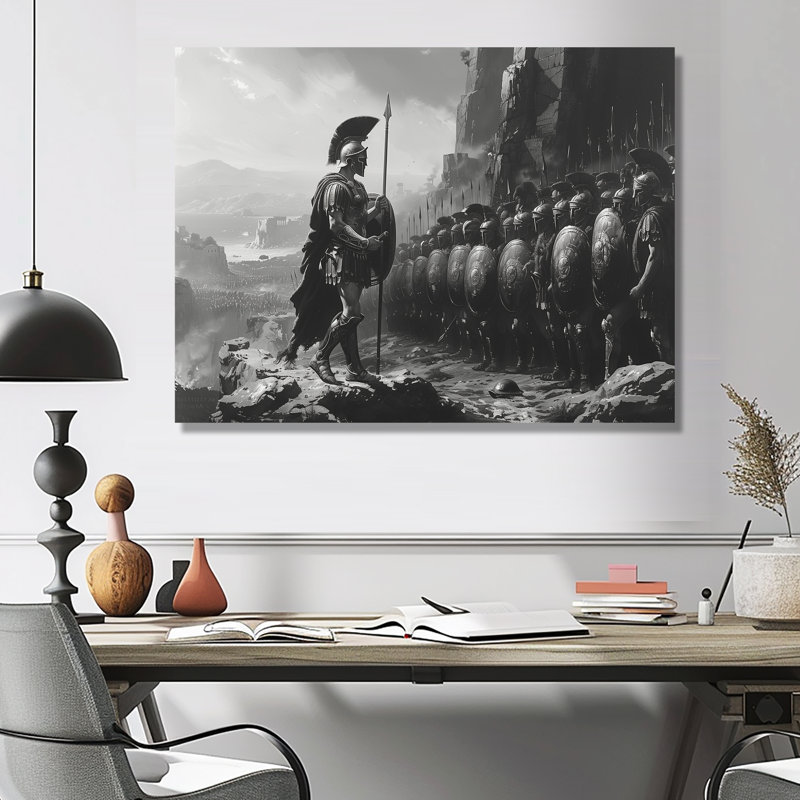 «Glatha», impression sur toile, H 24 po x l 32 po x P 1 po, Métal