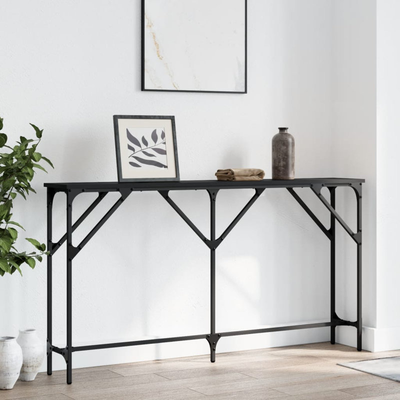 Console, H 29,5 po x l 55,1 po x P 9,1 po, Noir