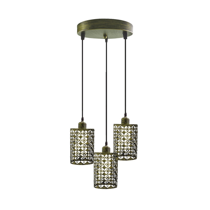 Chorio 3 - Light Cluster Pendant, Yes, Brushed Brass