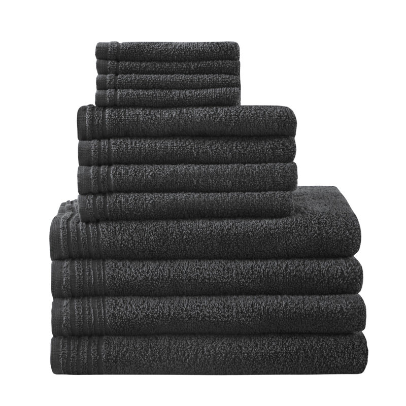 Ensemble de 12 serviettes de bain 100% coton à séchage rapide 12 pièces