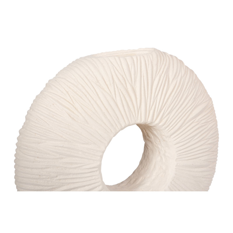 Waves Circle Floor Vase