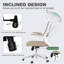 Chaise de bureau ergonomique robuste avec support lombaire et appui-tête réglables, chaise d'ordinateur pivotante à haut dossier, chaise de bureau en filet respirant, roues silencieuses en polyuréthane, chaise de travail à accoudoirs rabattables-223458785-223458784