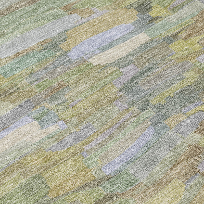 Machine Washable Indoor/Outdoor Huseby ACN2266 Stripes Rug, Tapis de couloir 2 pi 3 po x 7 pi 6 po
