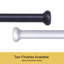 Tropez Adjustable 1" Single Curtain Rod-605910784-606020529