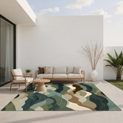 Tapis intérieur et extérieur Velvet Peaks