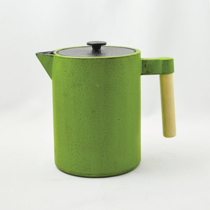 Ebern Designs Brokaw 1.2ml Solid Colour Teapot, Kale