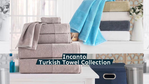 Incanto Set of 4 Turkish Bath Towels 