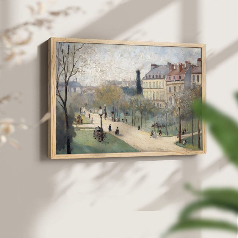 Paysage, série XXV, reproduction encadrée, H 8 po x l 10 po, Naturel