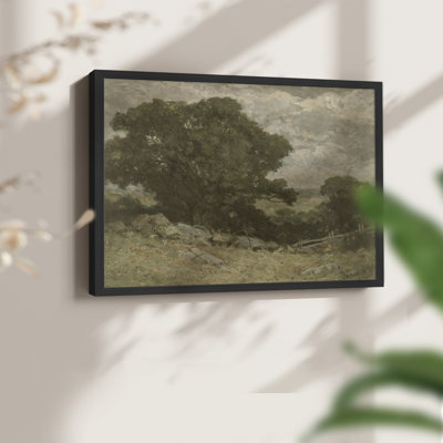 Paysages rétro-DCLxxxxi - reproduction encadrée - réversible