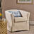 Aajaylah Upholstered Swivel Barrel Chair-676207709