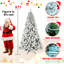 Arbre de Noël illuminé enneigé 6 pi-1449941602