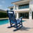 HDPE All-Weather Outdoor Rocking Chair, Porch Deck Rocker-1378649117