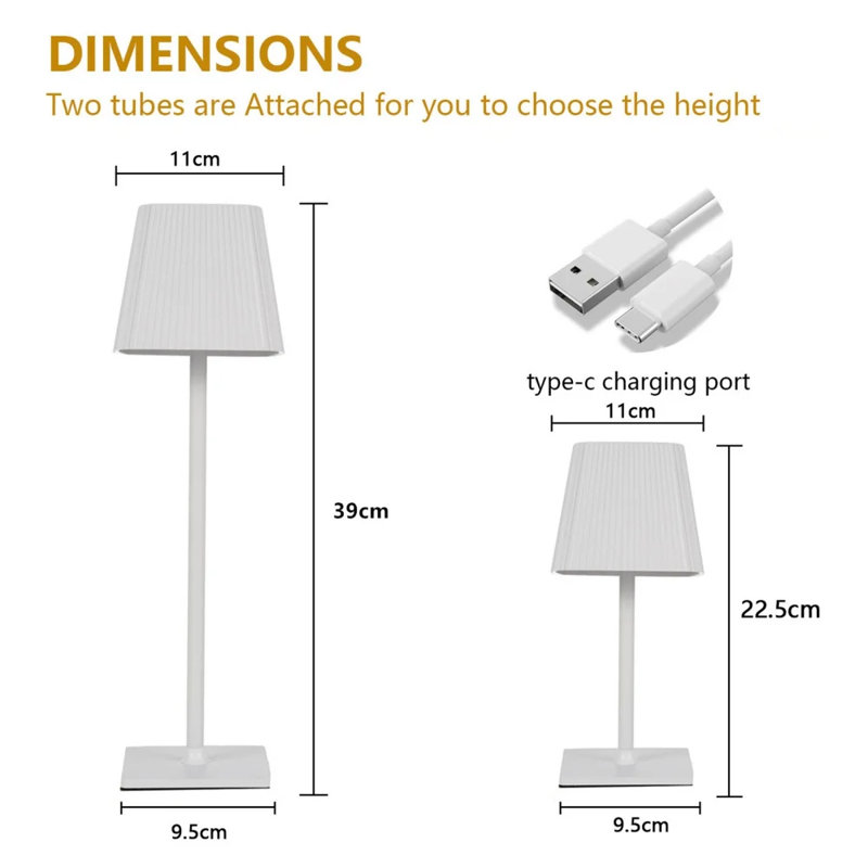 Carrizal Table Lamp Lamp, White, White