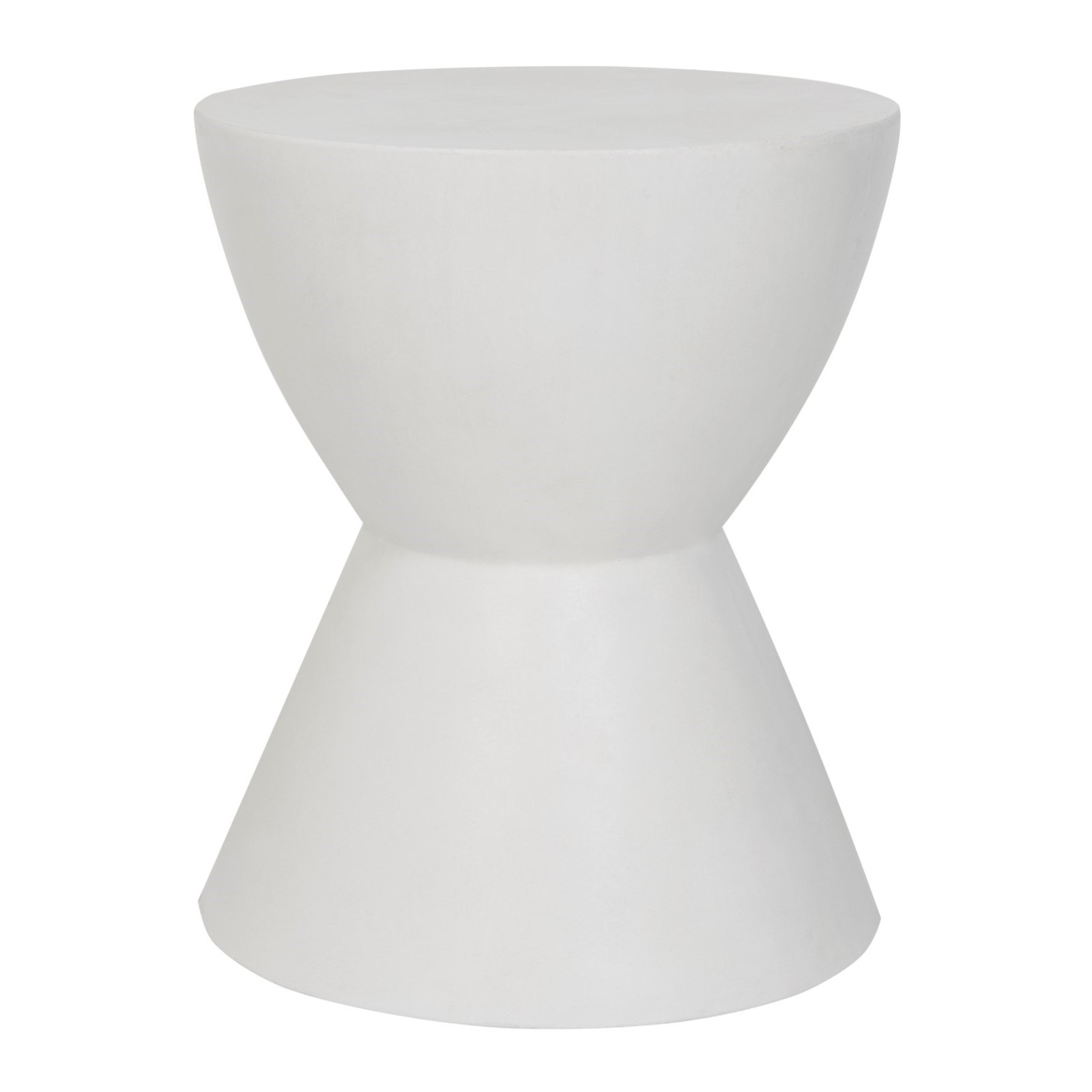 Daima End Table, Ivory