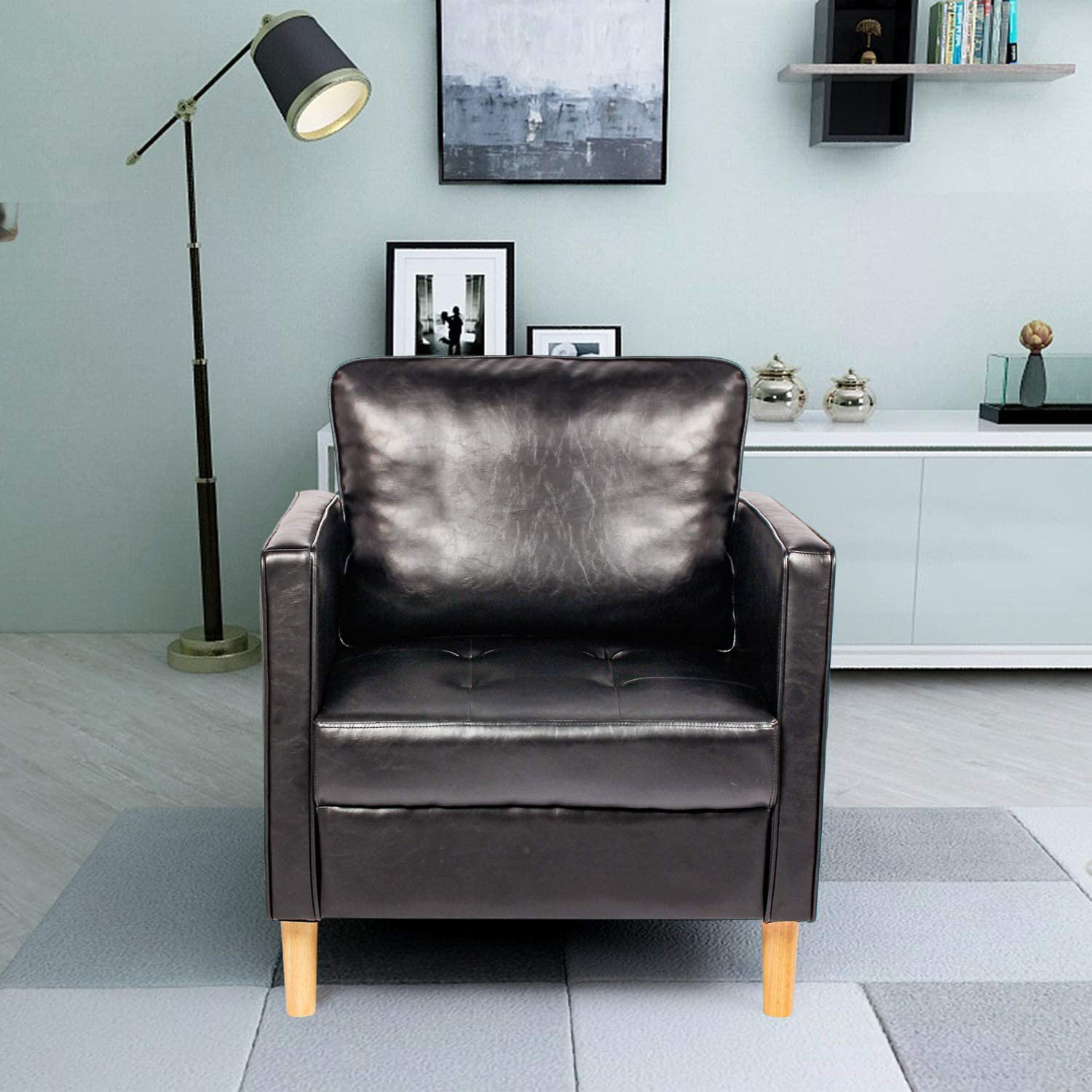 Ebern Designs Fauteuil l 28,74 po Huffins - Wayfair Canada
