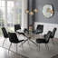 Round Glass Top Metal Base Dining Table-105900686-105900683