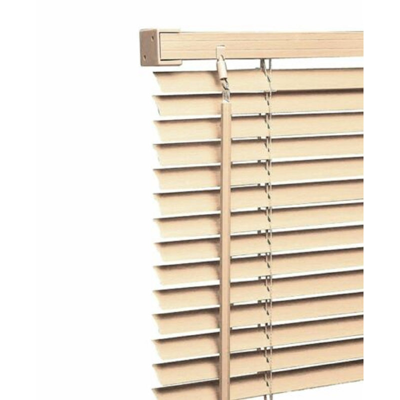 PVC Room Darkening Venetian Blind, 213 cm L x 75 cm W, Natural
