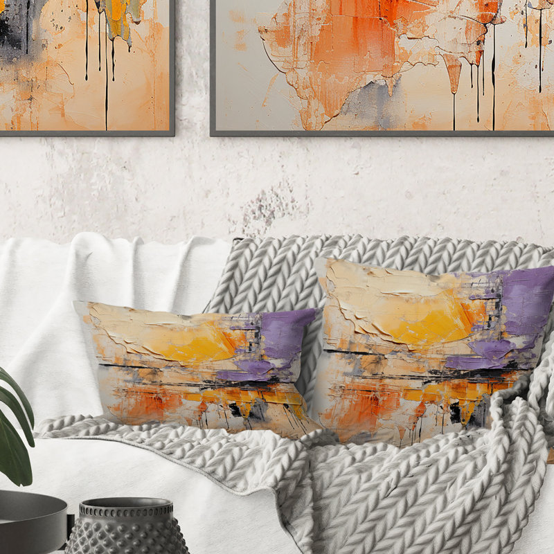 Coussin Collage Fusion IX - Abstract Collages