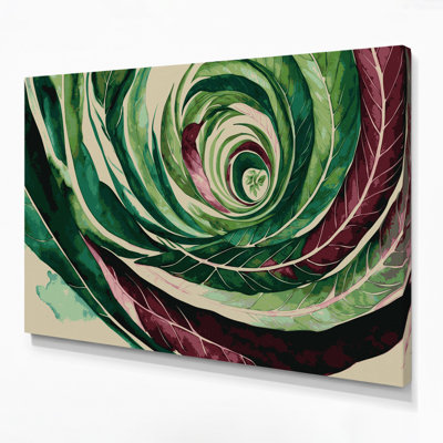 Art mural sur toile Botanical Maranta