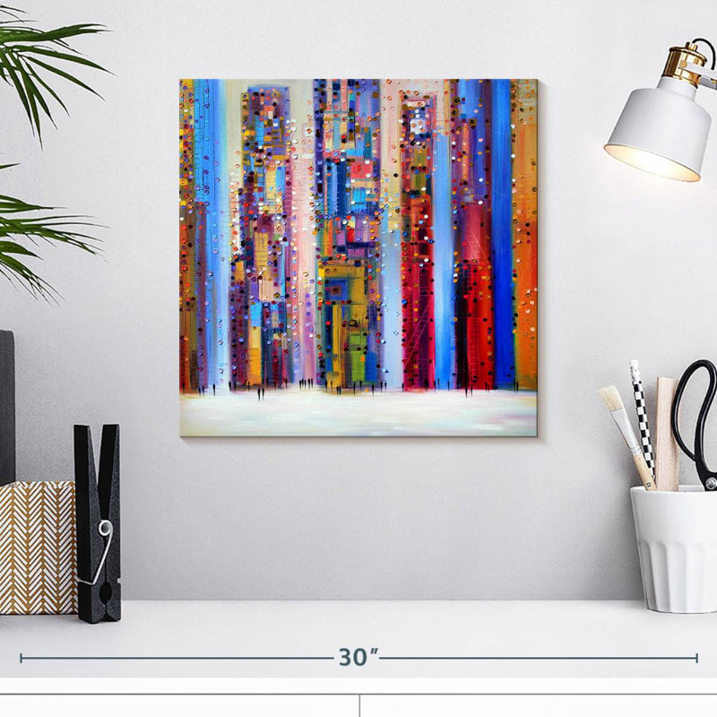 Light Skyline, 16" H x 16" W