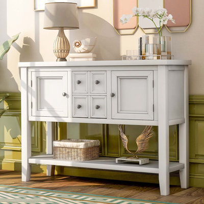 Cambridge Series Buffet Sideboard Console Table with Bottom Shelf -  House On Tree, LI1226XY-WF190263AAA