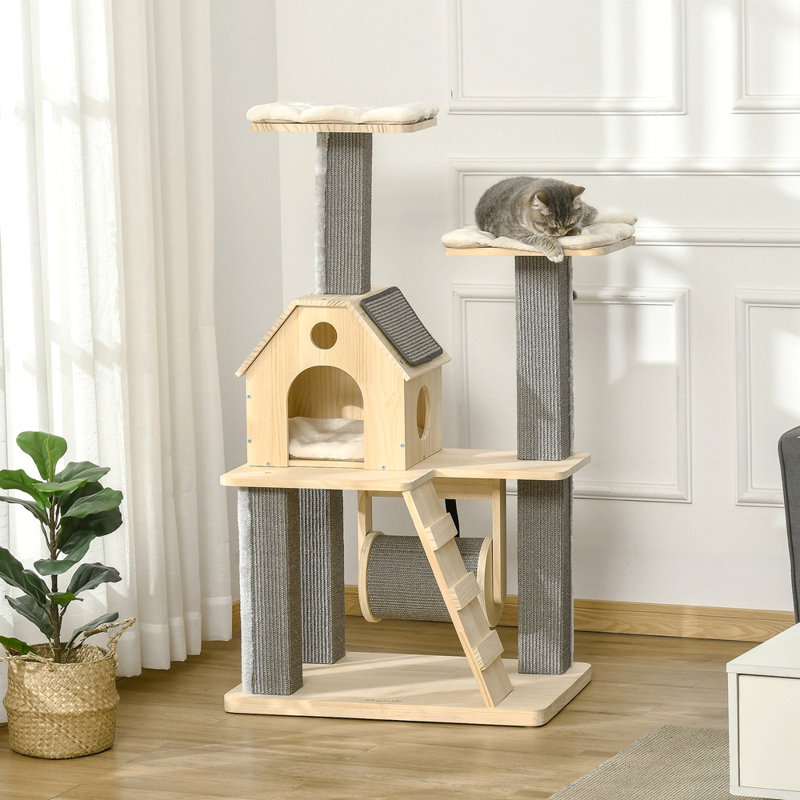 Arbre à chat Cozy-House Pawhut