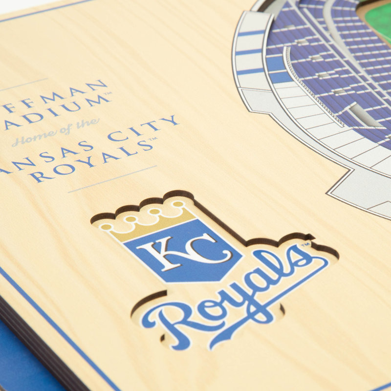 MLB 5-Layer StadiumViews 3D Wall Art, Kansas City Royals