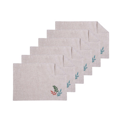 Springtime Blooms Placemats Set of 6