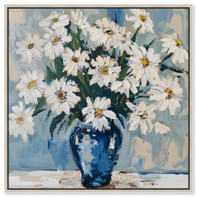 «Daisy Vase Canvas Flower Vase Glam» par Art Remedy
