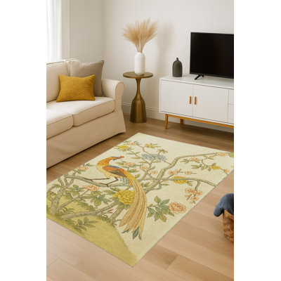 Tapis beige tissé Mosso