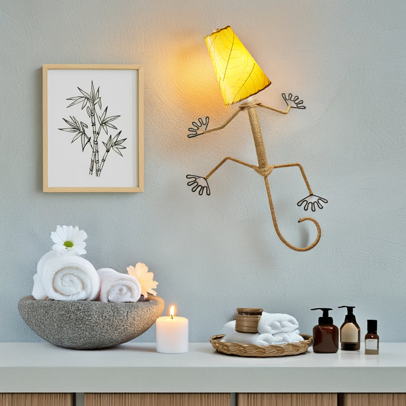 Lampe de lave 16 po salamandre salamandre, Jaune