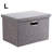 Storage Box Linen Fabric Clothing Basket Bins Toy Box Organizer