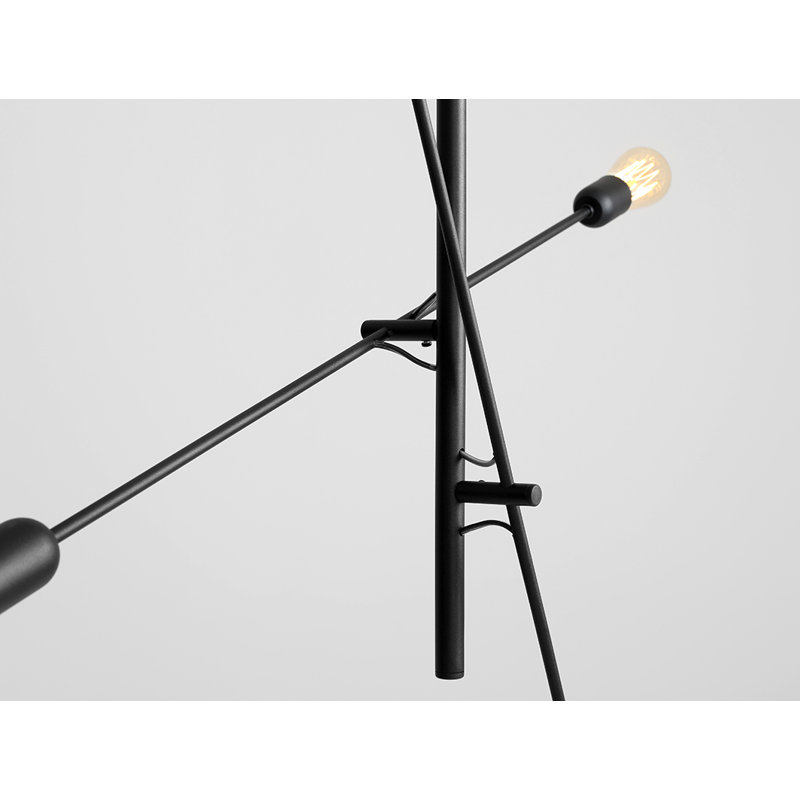 Allegra 4 - Light Unique/Statement Pendant, Black