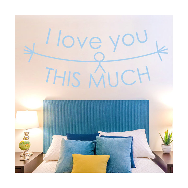 Non-Wall Damaging Wall Decal, Light Blue