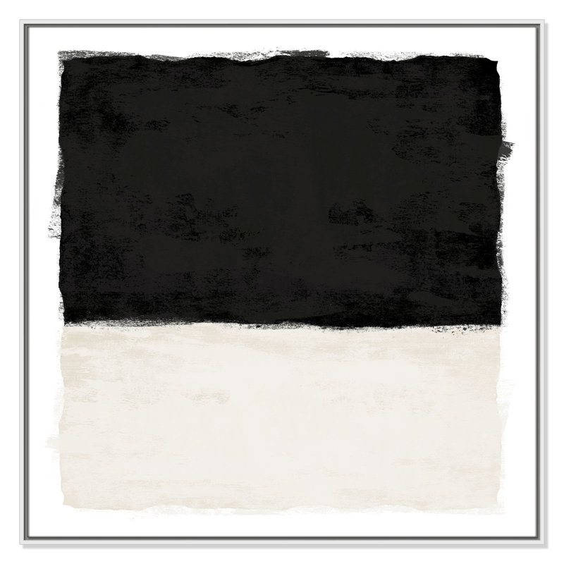 «Midnight I» - reproduction carrée de Vesrion par Natalie Carpentieri, 41.5" H x 41.5" W, Blanc