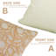 Ensemble de 4 taies d'oreiller en satin de coton à imprimé bloc Fab Fabine (Gopi, orange)-103180186