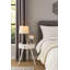 Yazzie 45cm W Solid + Manufactured Wood Bedside Table