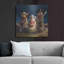 Amarillo Sod Poodles par Lucia Heffernan - peinture sur métal sans cadre-1845811883