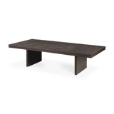 Grooves Solid Wood Coffee Table