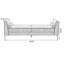 Banc rembourré vert-689096533