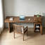 Bureau en bois massif avec armoire latérale-1304805300