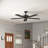 METRO WET 52"  5 - Blade Outdoor Standard Ceiling Fan with Pull Chain-58550230-58550231