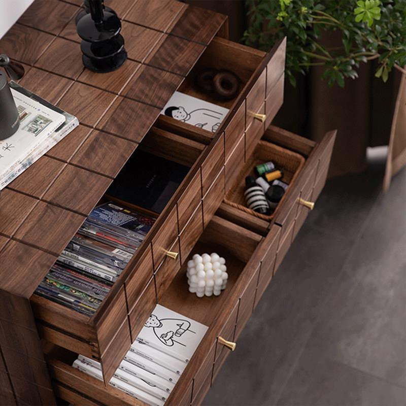 Simple Rubik's Cube Metal Accent Chest