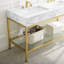Meuble-lavabo en acier inoxydable Kingsley-2032631018