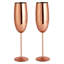 7 oz Ensemble de verres à pied en acier inoxydable