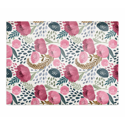 Second Avenue Polyester Floral Rectangle Placemat